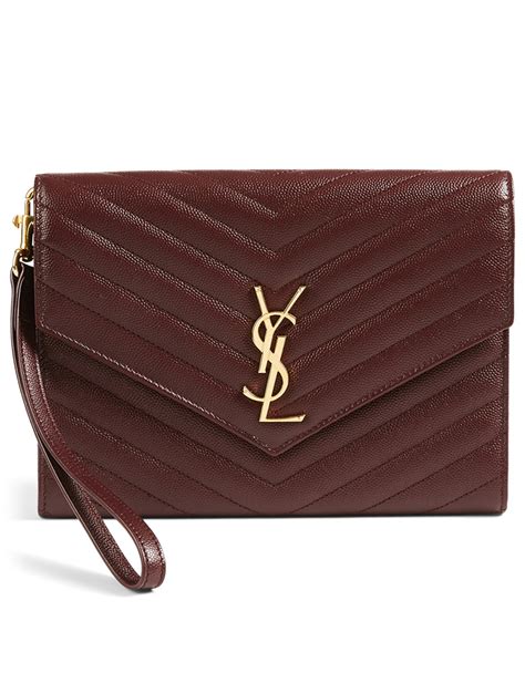 ysl medium monogram clutch|ysl monogram clutch insert.